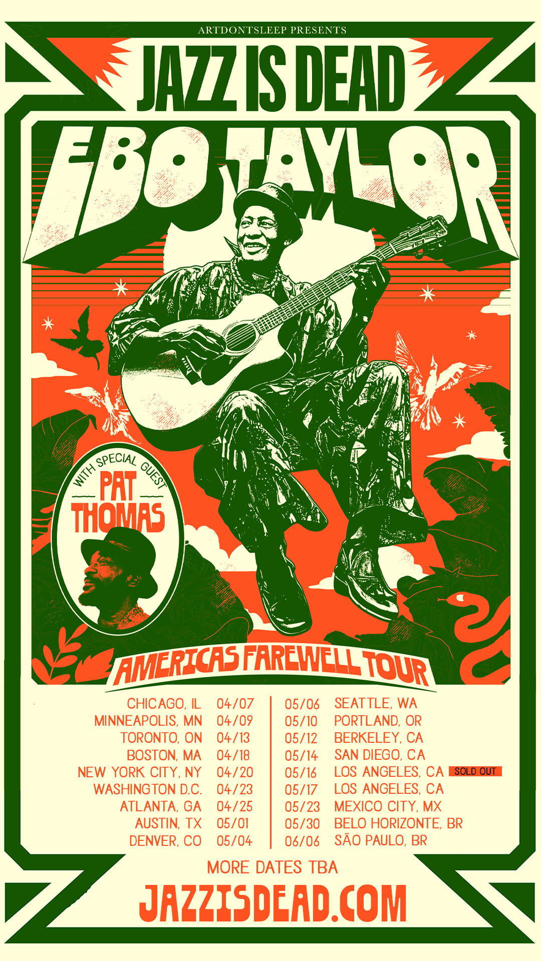 Ebo Taylor Tour Poster 